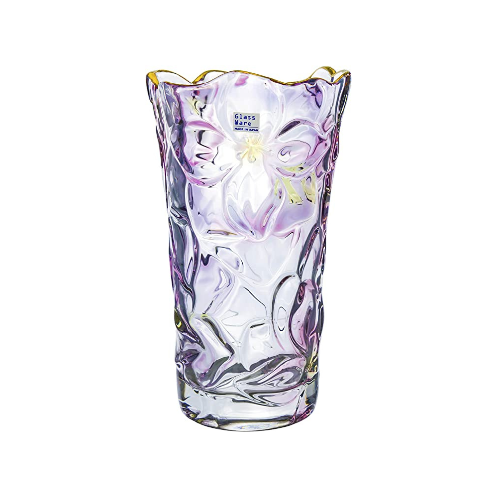 Cystal Glass Vase 9.3" - Made in Japan
