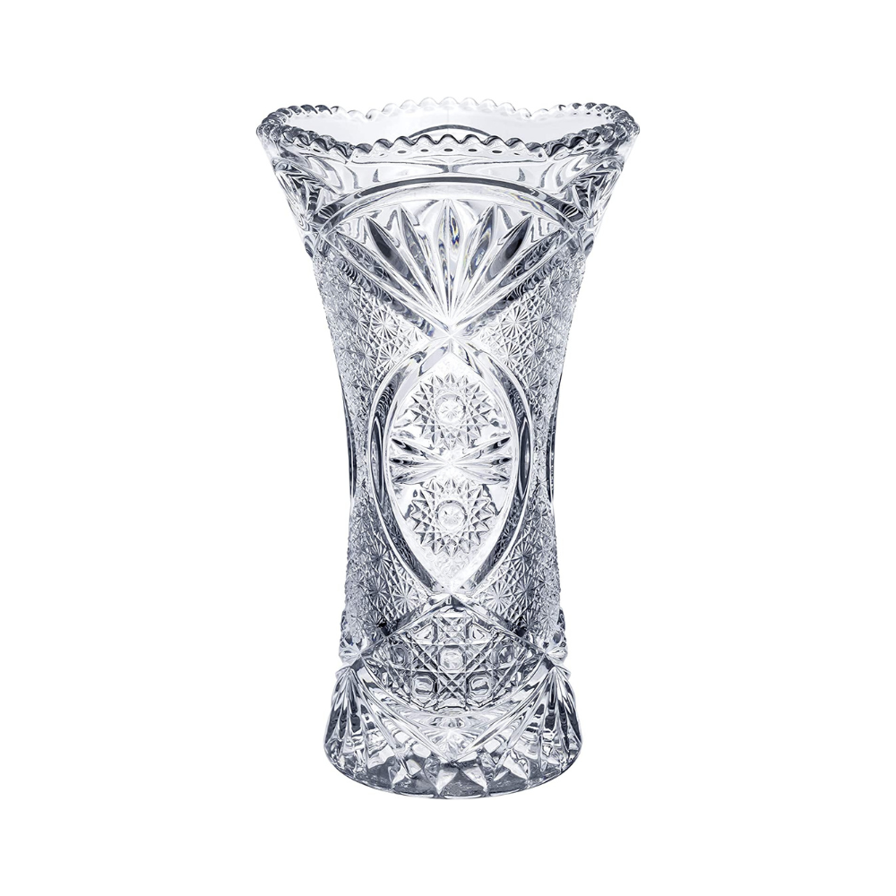 Cystal Glass Vase 9.4" - Made in Japan