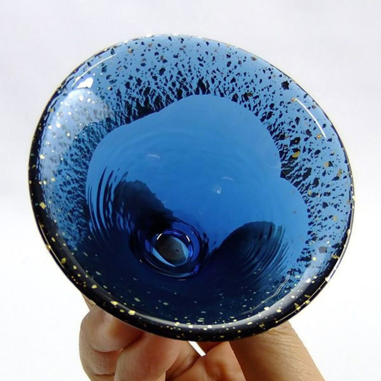 富士山清酒杯 - SHOFUKUHAI 金藍色