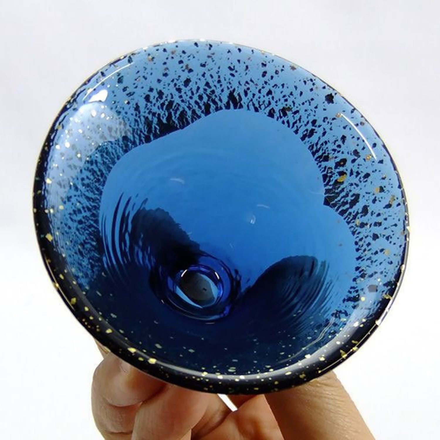 富士山清酒杯 - SHOFUKUHAI 金藍色