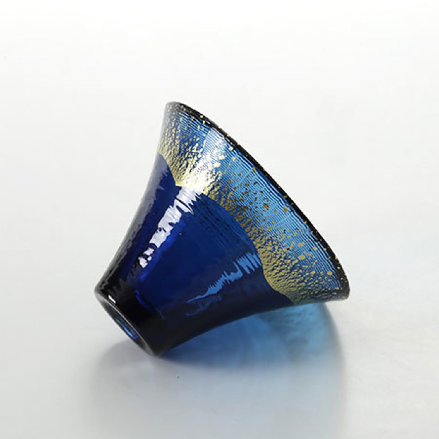 富士山清酒杯 - SHOFUKUHAI 金藍色