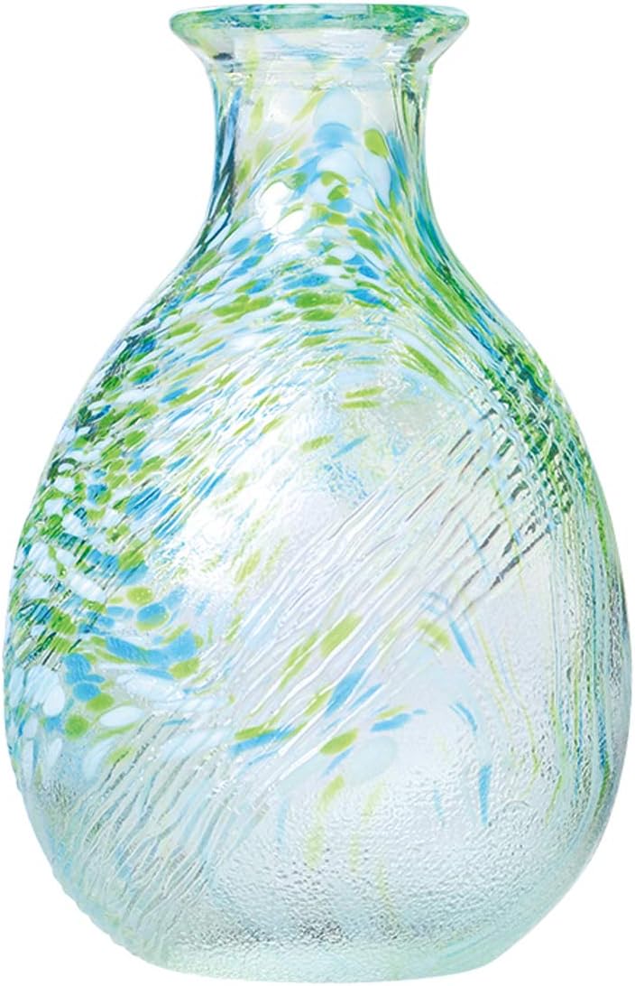 手工製作 250ML 綠玻璃水瓶及配套清酒杯