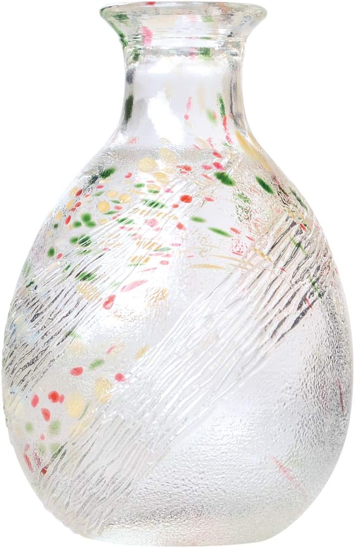 手工製作 250 毫升琥珀水瓶及配套清酒杯