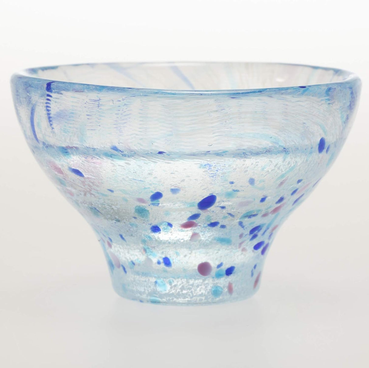 手工製作 250 毫升藍色玻璃瓶及配套清酒杯