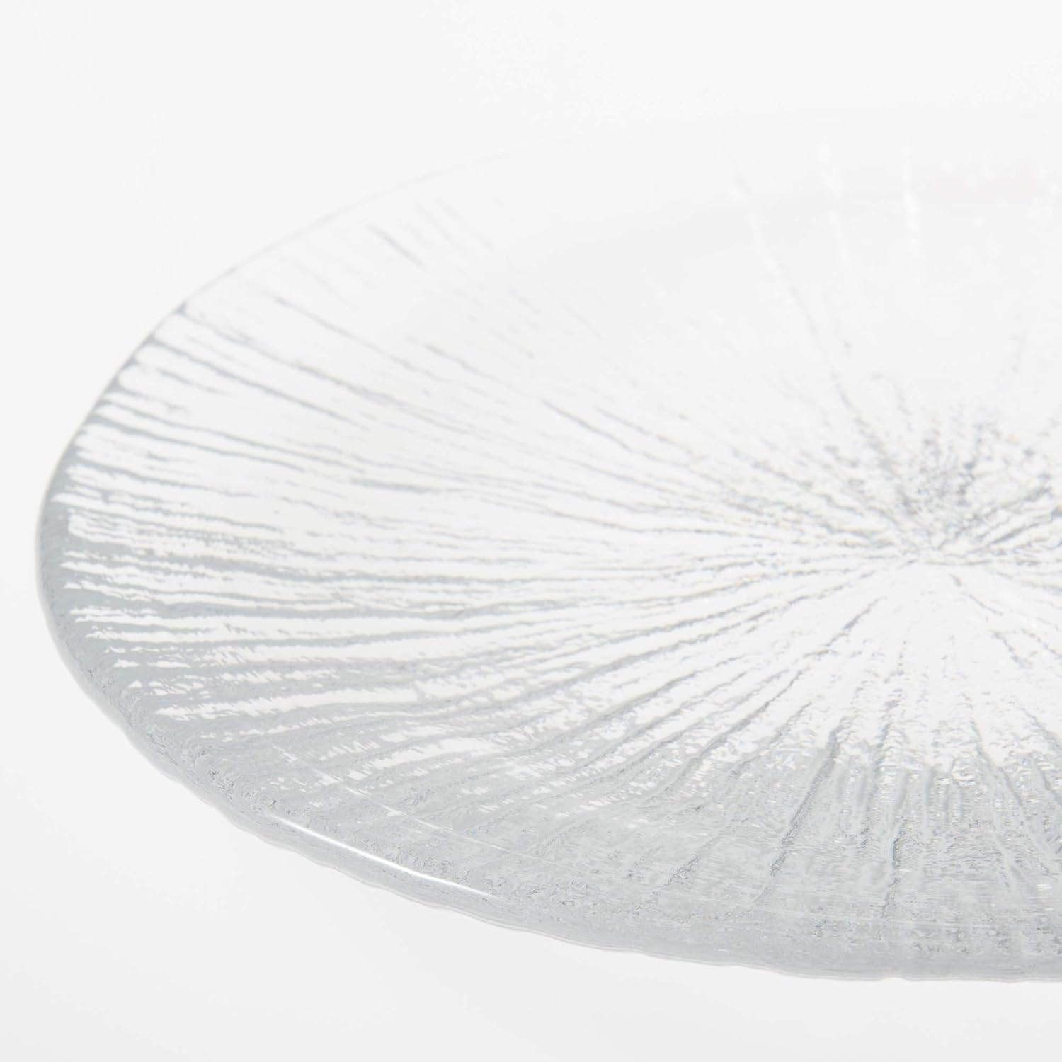 日本餐廳專業用玻璃圓盤(3個)