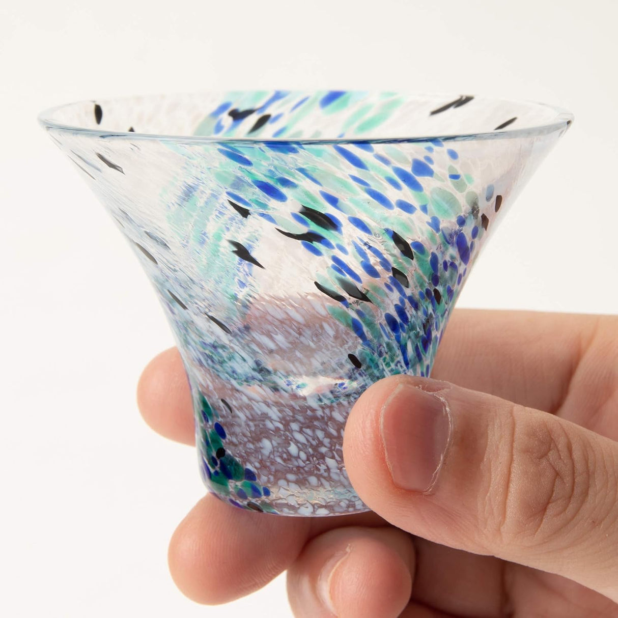 清酒玻璃 Guinomi 藍綠色 40ml