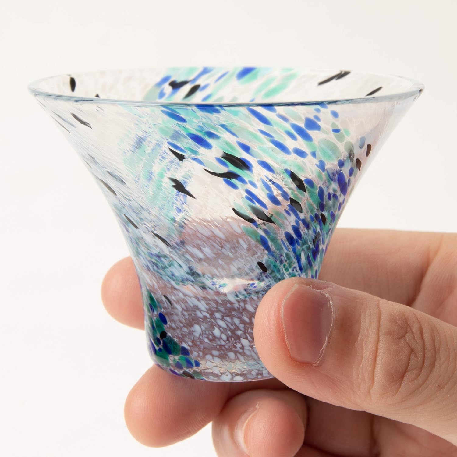 清酒玻璃 Guinomi 藍綠色 40ml