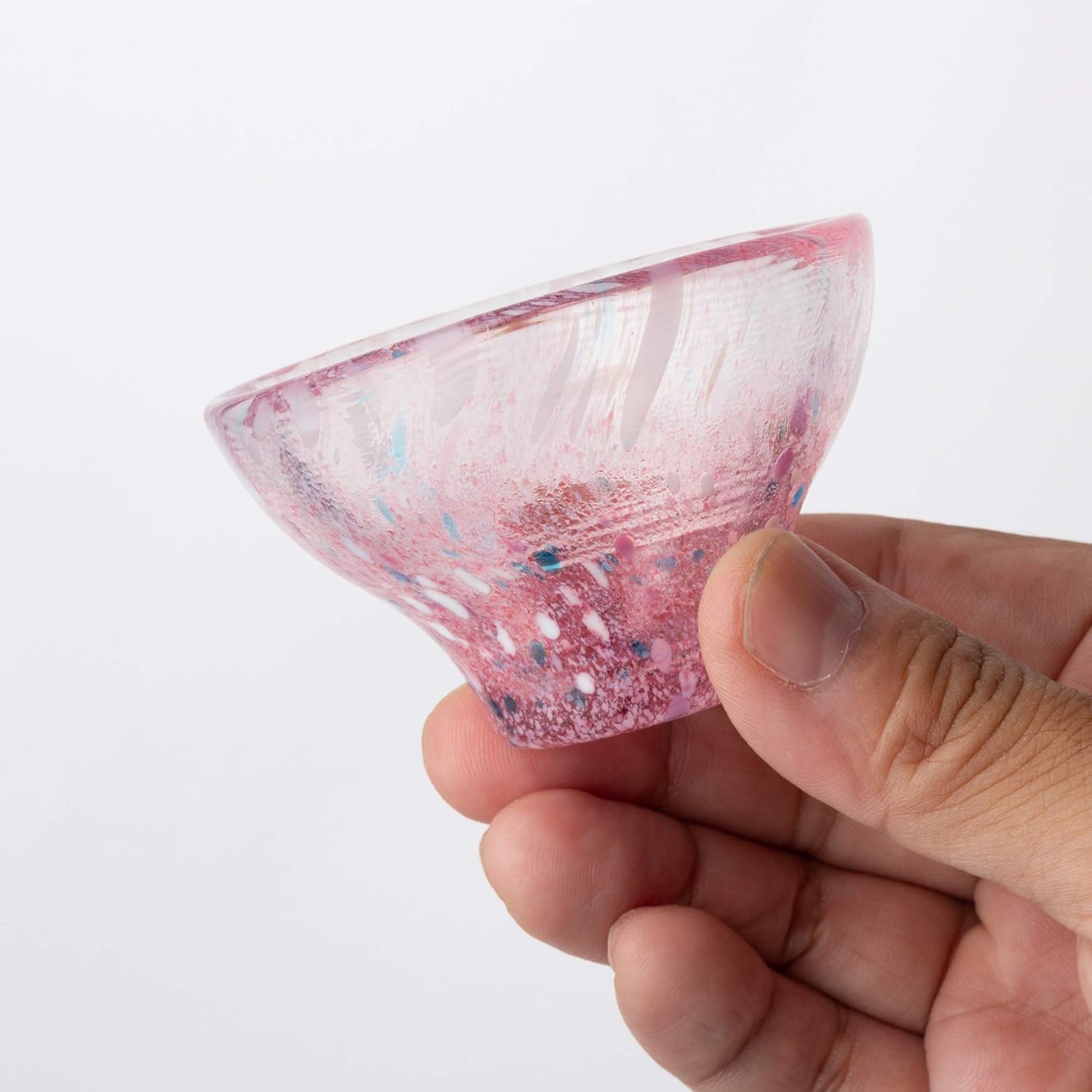 日本手工製作 - 清酒杯(粉紅色)