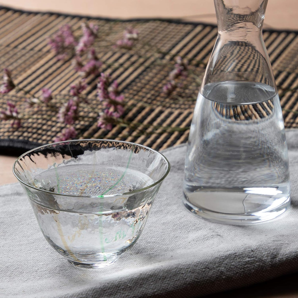 清酒玻璃杯(綠色)90ml