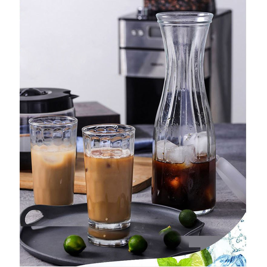 帶蓋花朵果汁瓶 - 1000ML(2 件)