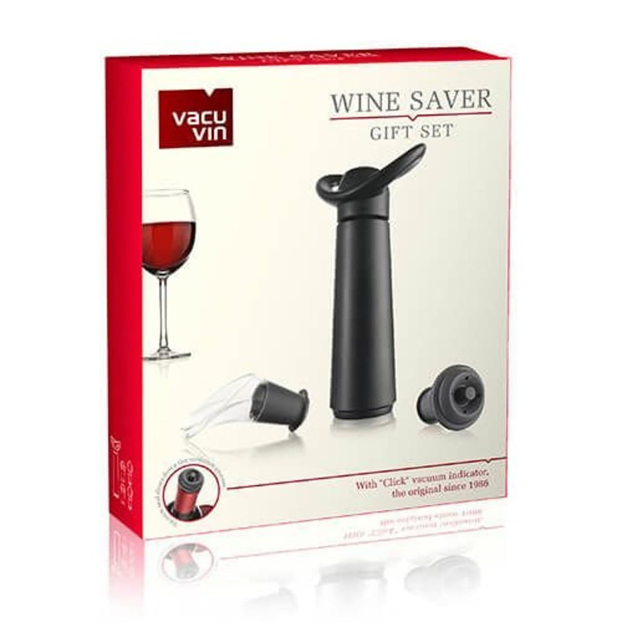 Vacu Vin Concerto 葡萄酒儲存禮盒 黑色