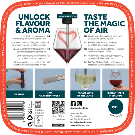 Wine Aerator Blister Pack