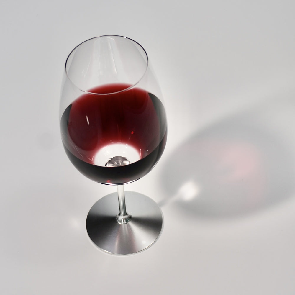 Crystal Spinning Glass Bordeaux 630ml (Silver)