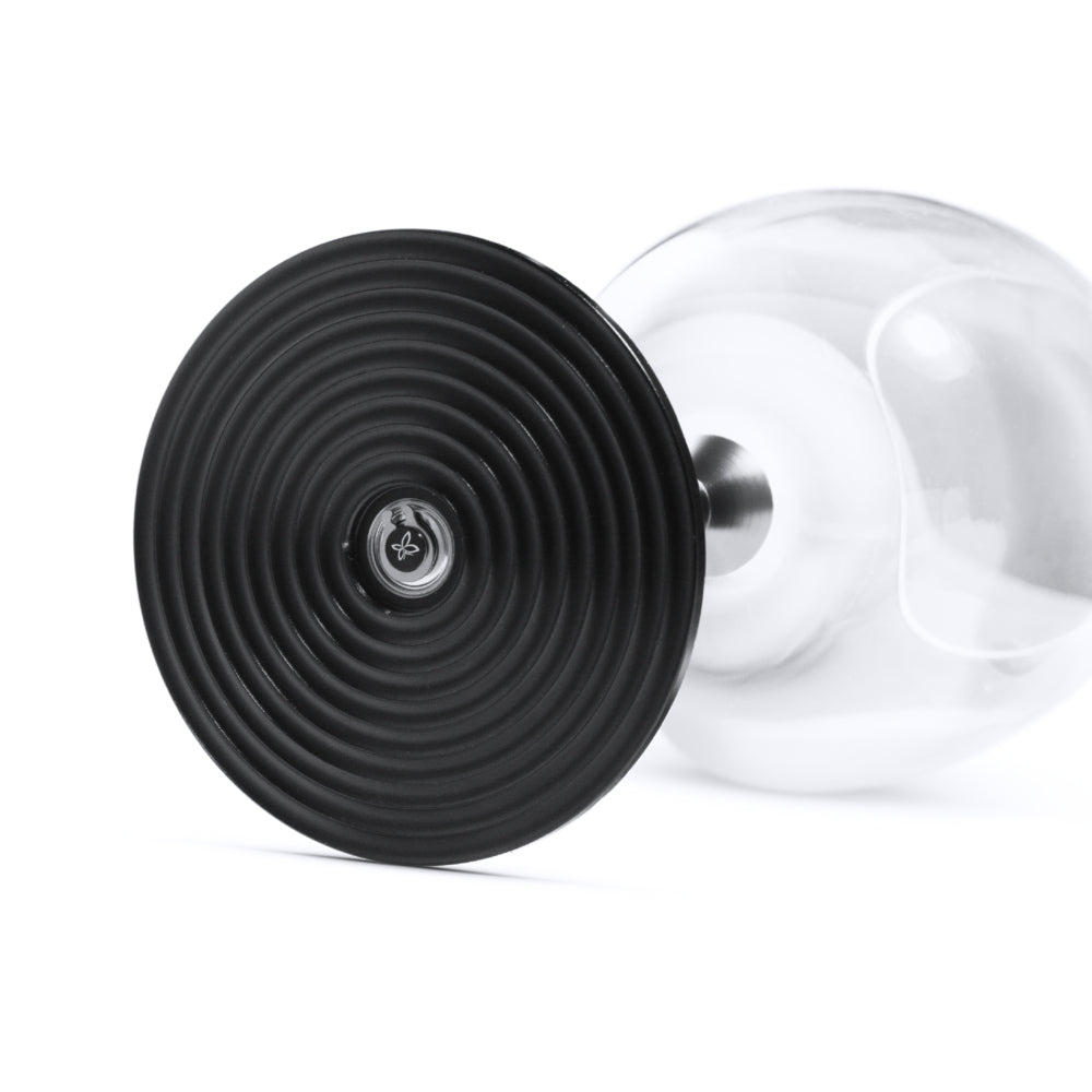 Crystal Spinning Glass Bordeaux 630ml (Black)