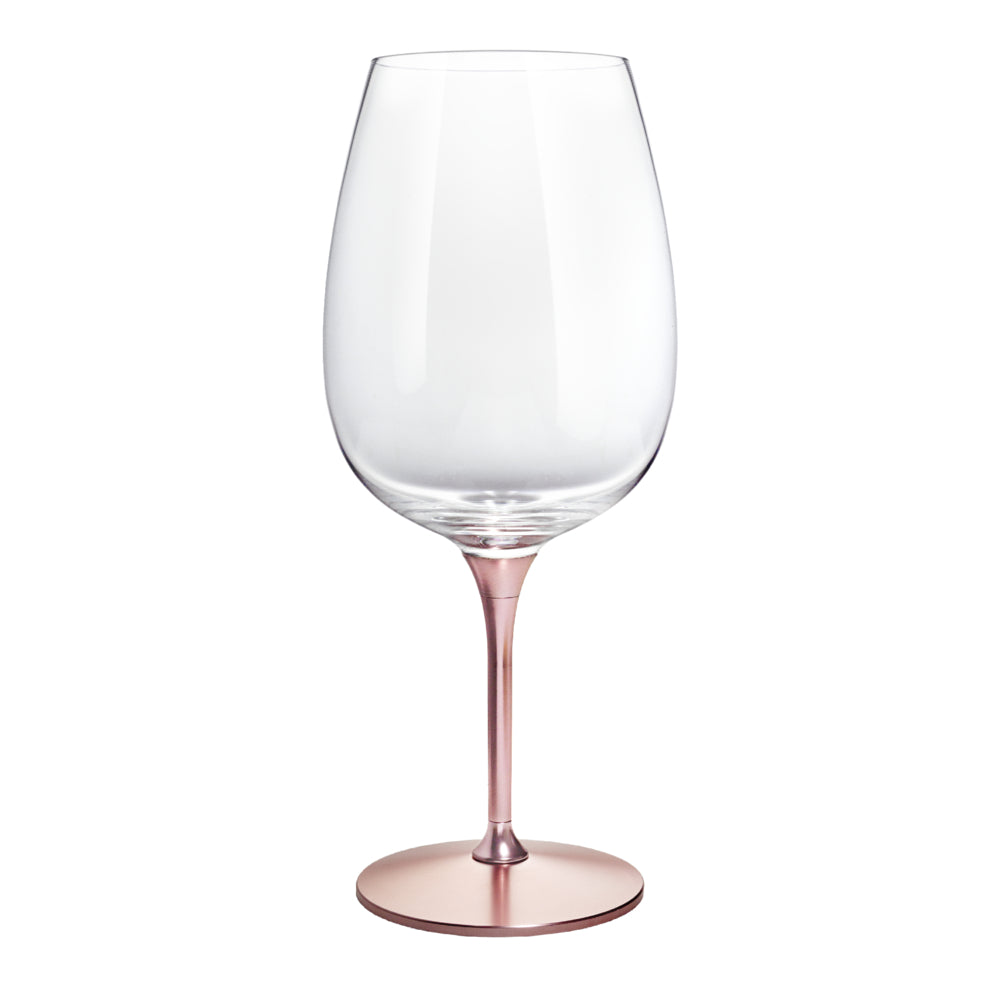 Crystal Spinning Glass Bordeaux 630ml (Rose Gold)