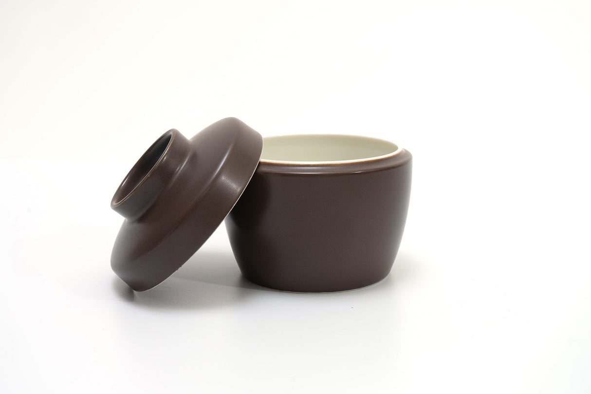 DE TERRA 帶蓋湯碗 4 英寸長 10 厘米