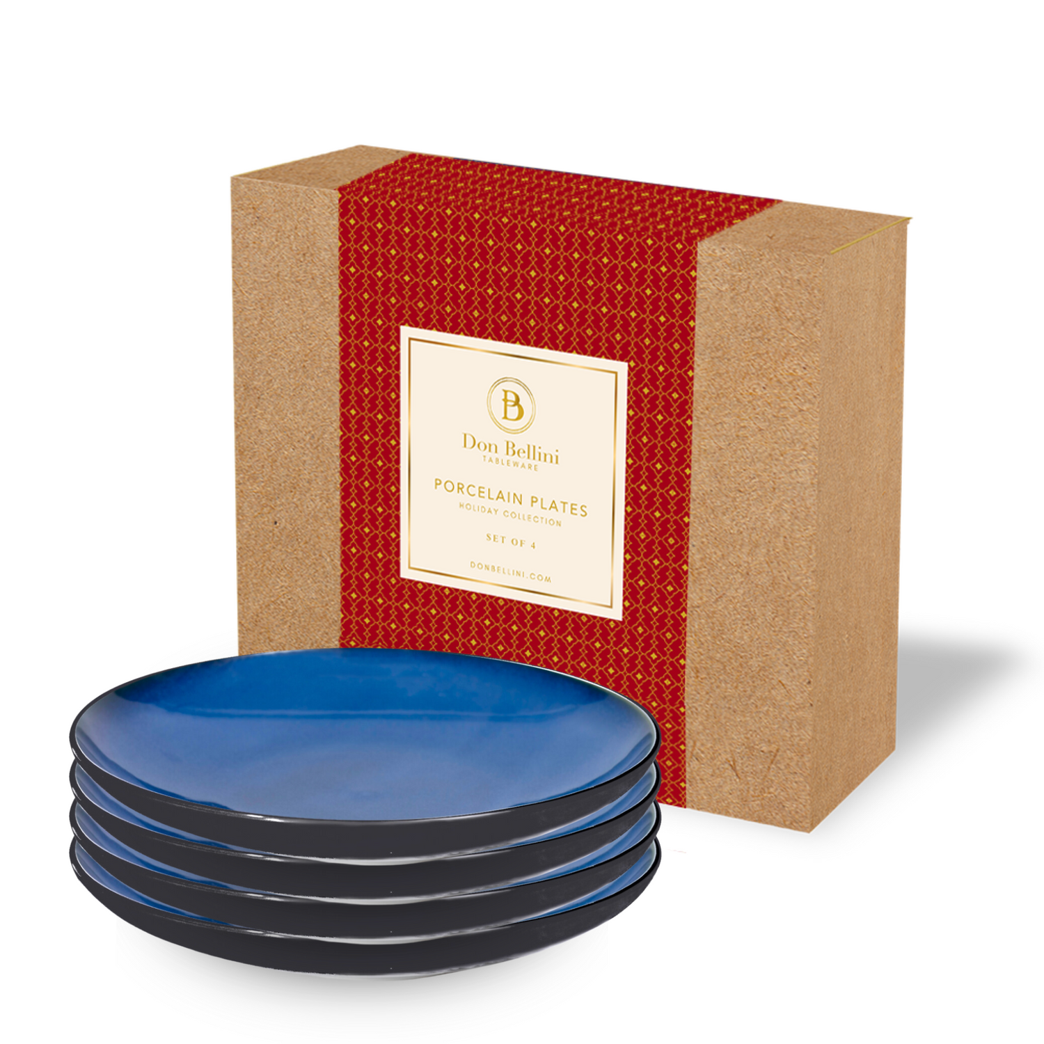 Mirage Plate Set (4-Piece Set) - Black