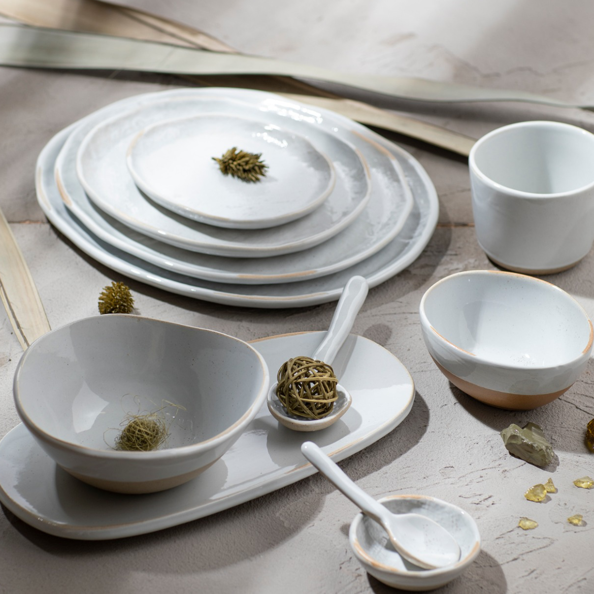 Craftstone Plate Set - 4-Piece Set (Beacon Grey)