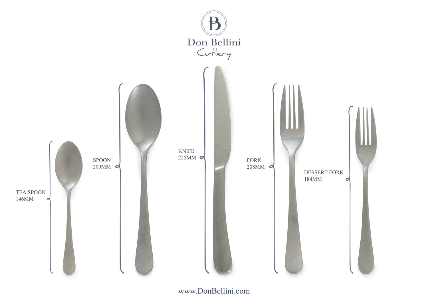 霧面銀色 4 件組銀器套裝,304 不鏽鋼石洗