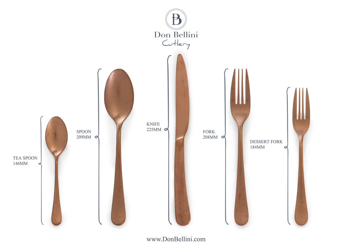 霧面玫瑰金 4 件套銀器套裝,304 不鏽鋼石洗