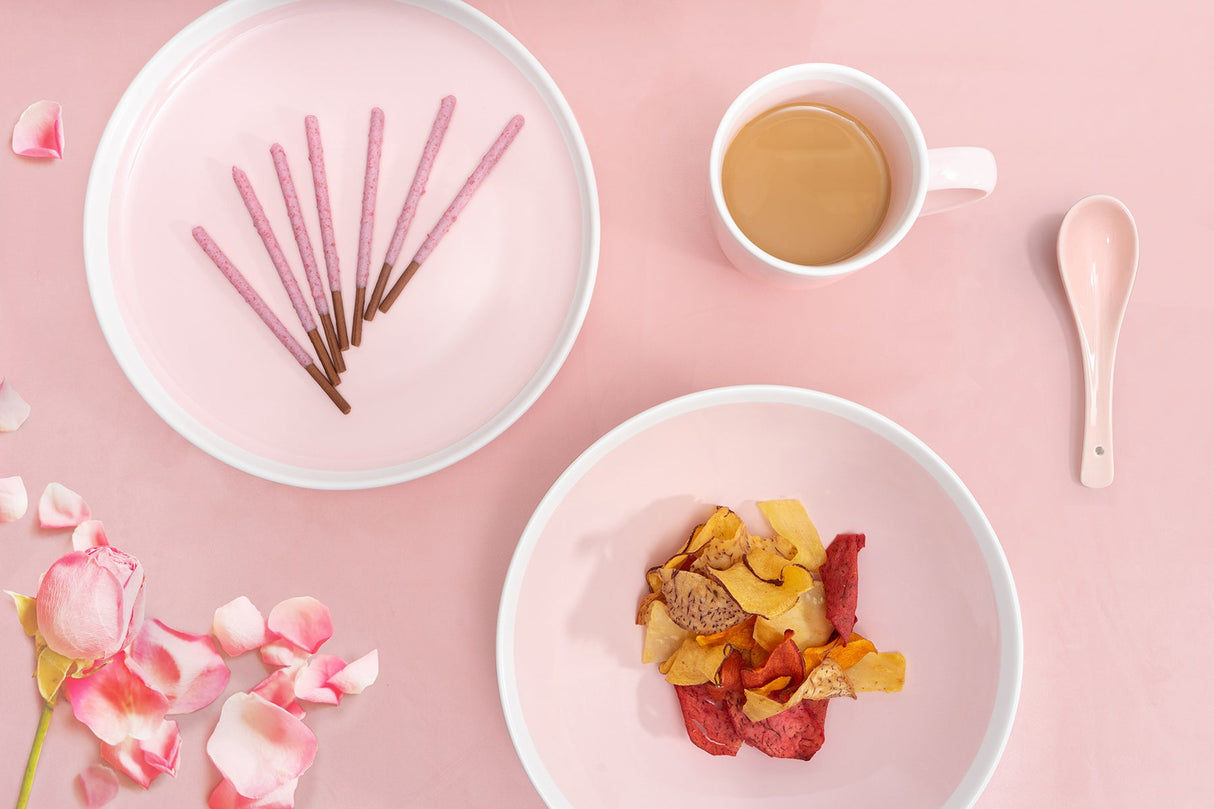 COZE 粉紅色 4 件套晚餐