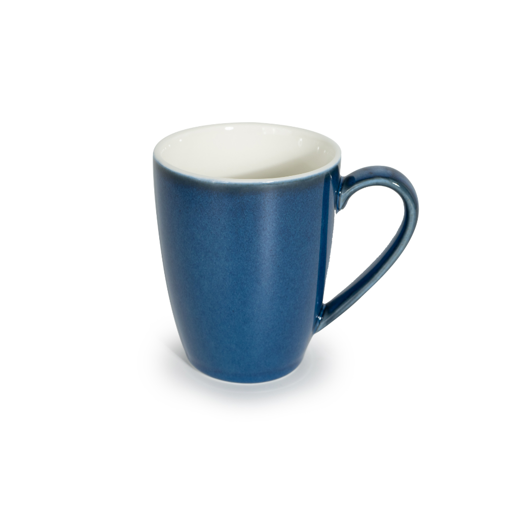 Don Bellini Mirage V 形閃亮白色馬克杯 270ml(2 件)