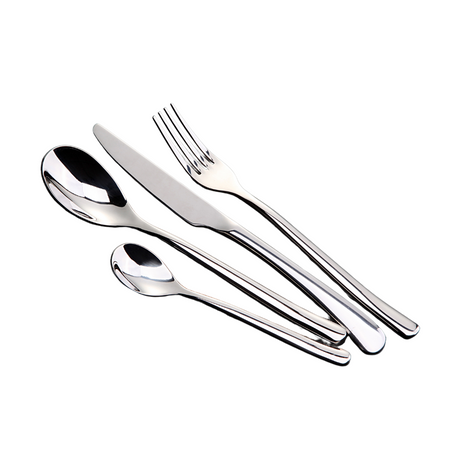Giovanni 18/0 Stainless Steel Tea Spoon - Set of 4