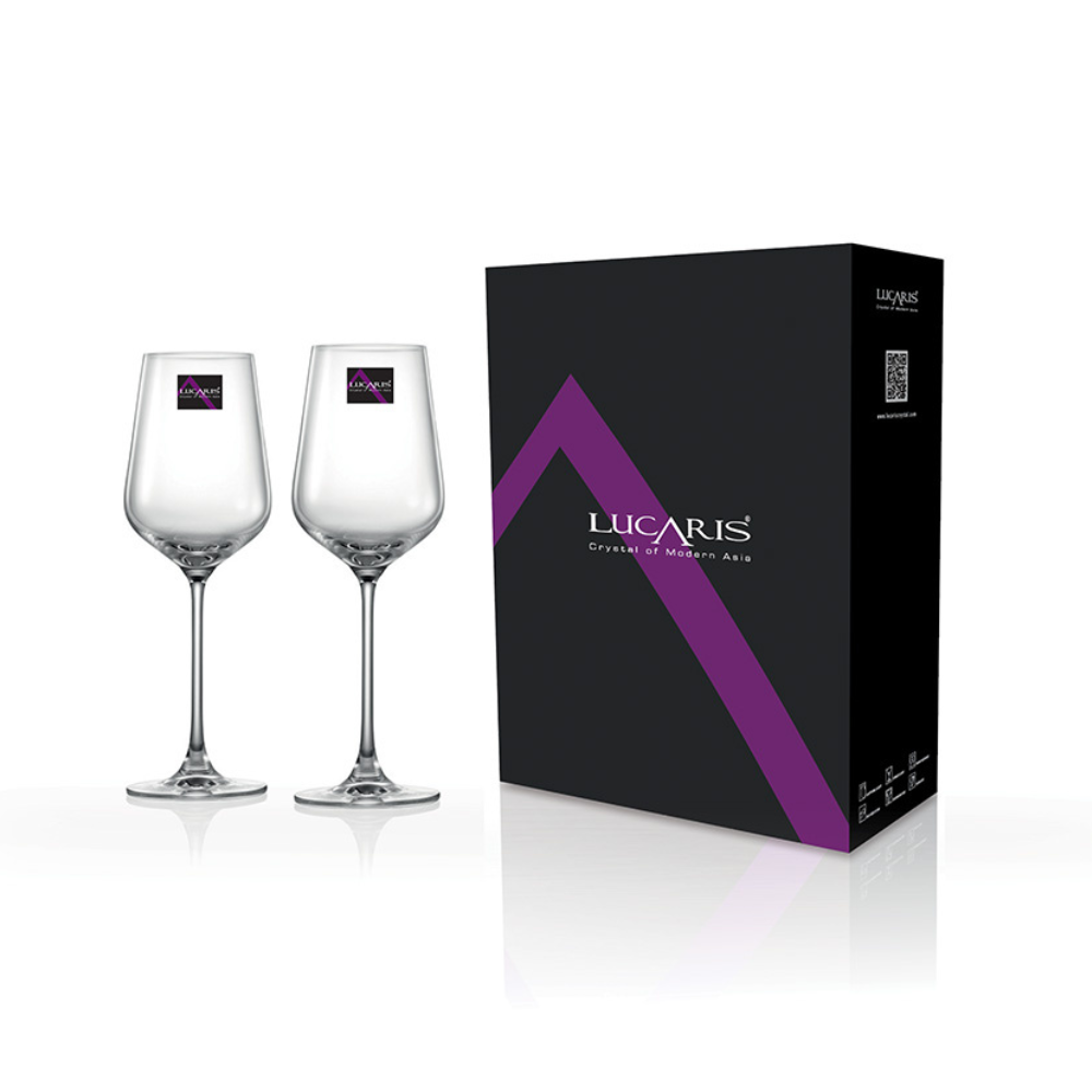 香港時尚夏多內玻璃杯 - 425ML(2 件裝)