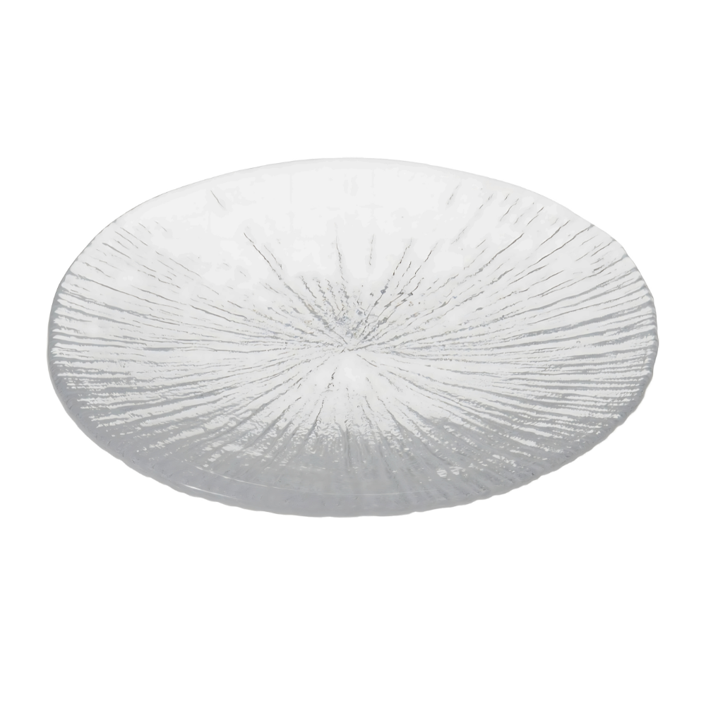 日本餐廳專業用玻璃圓盤(3個)