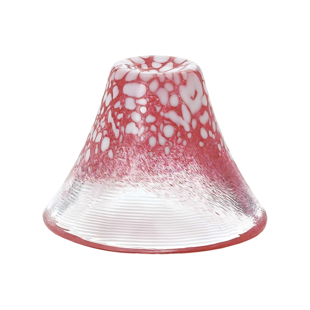 手工富士山清酒杯 - 粉紅色