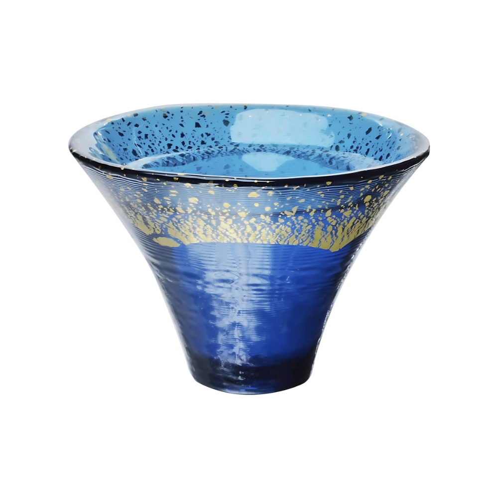 富士山清酒杯 - SHOFUKUHAI 金藍色