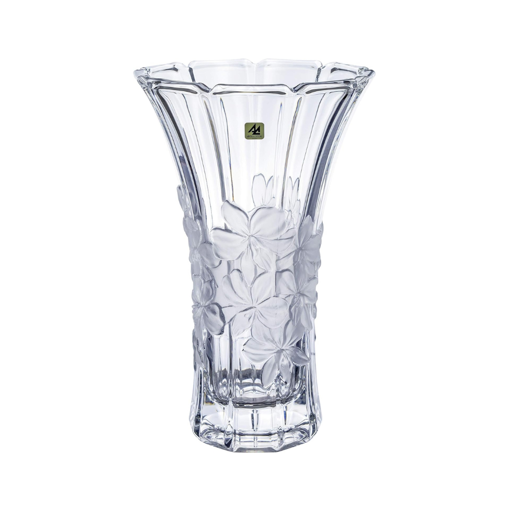 Cystal Glass Vase 10" - Made in Japan