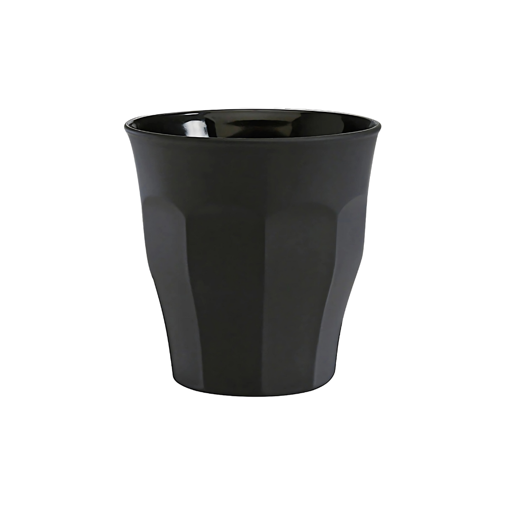 Picardie 柔軟觸感玻璃杯黑色 250ml(6 件)