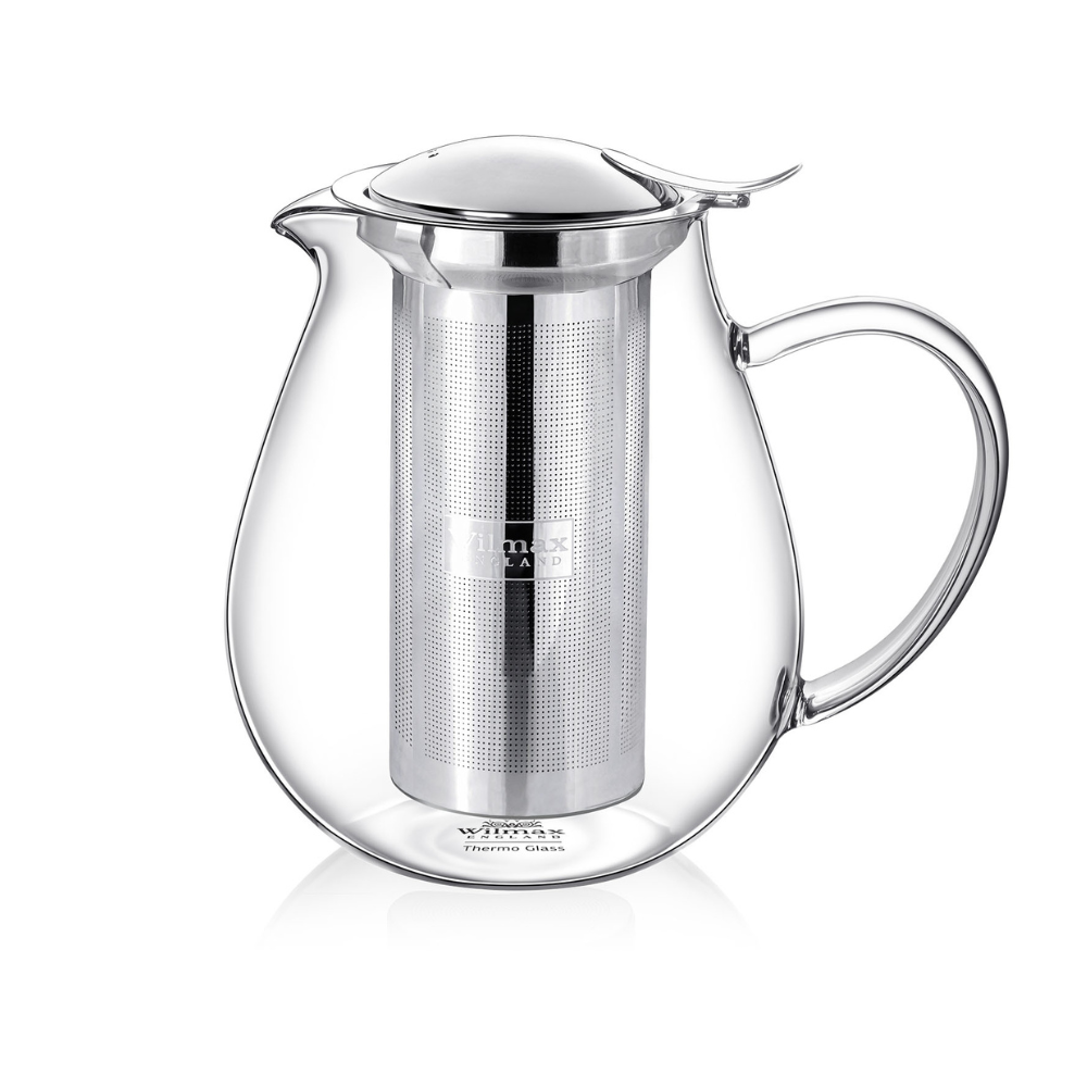 Glass Tea Pot with Stainless Steel Infuser 20oz | 600ml