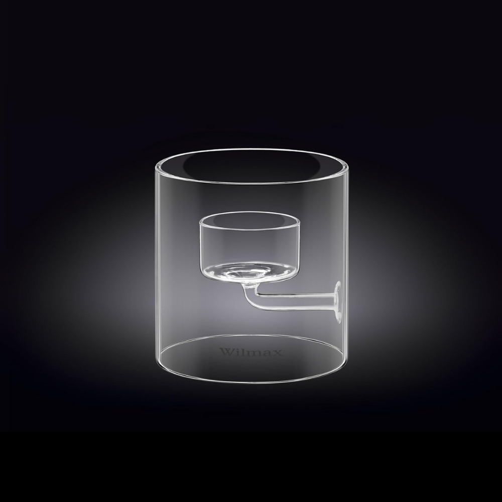 Glass Candle Holder for 1 Tea Light