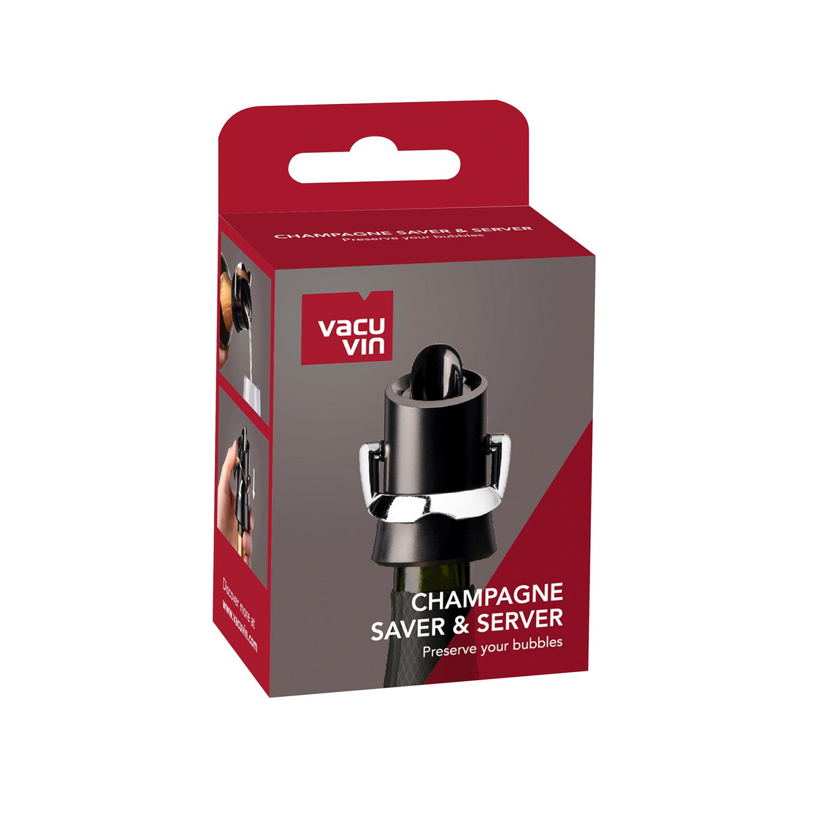 Champagne Saver & Pourer - Black