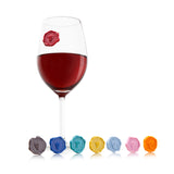 Classic Grapes Glass Markers (Set of 8)