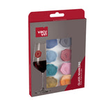 Classic Grapes Glass Markers (Set of 8)