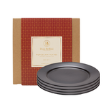 De Terra Plate Set - 4-Piece Set (Black)