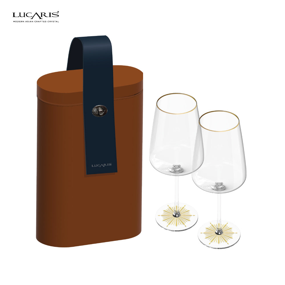 Lumiere Honored Toast Bag Gift Set - Caramel Brown