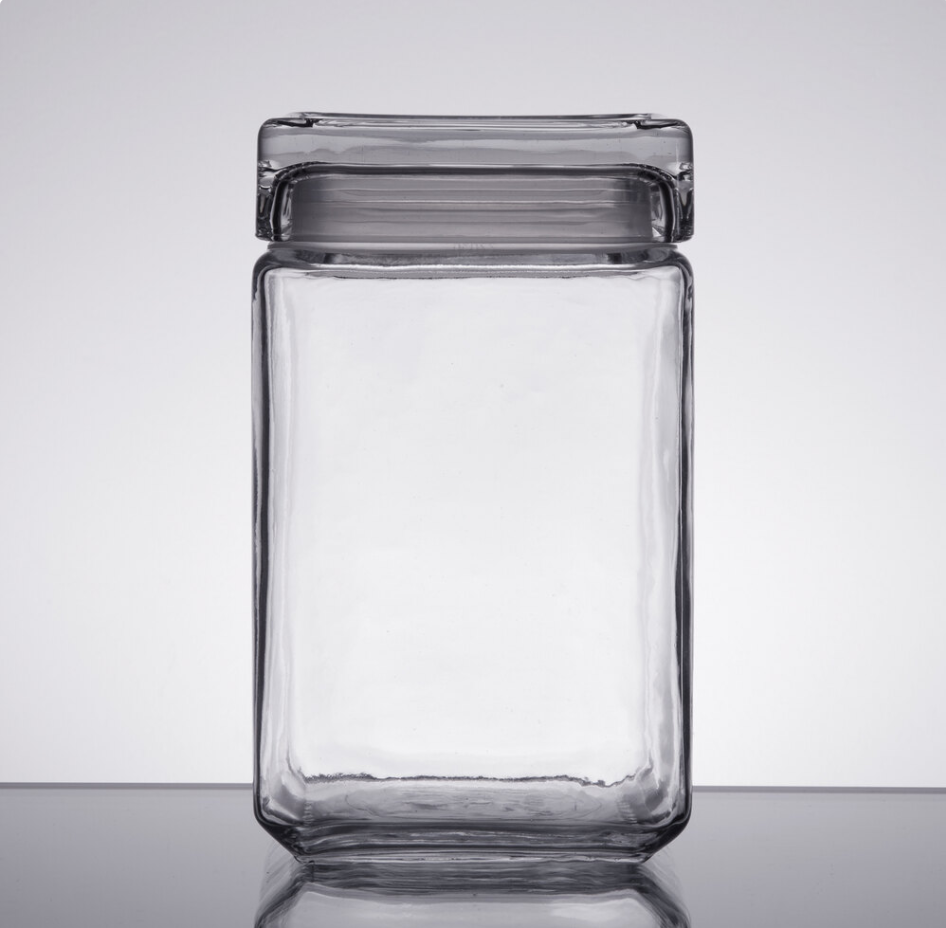 1.42L Square Jar