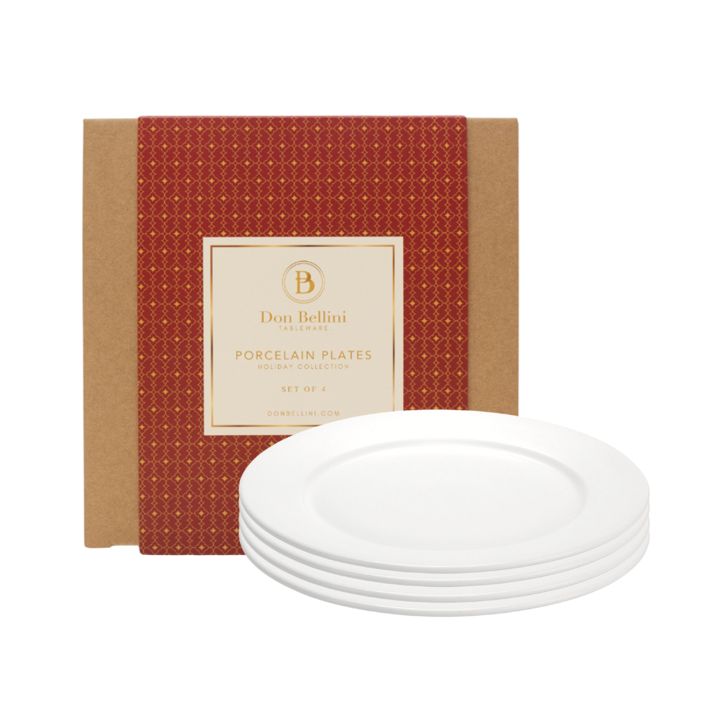 De Terra Plate Set - 4-Piece Set (Pearl)
