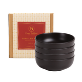 De Terra Small Bowl Set - 4-Piece Set (Black)
