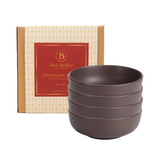 De Terra Small Bowl Set - 4-Piece Set (Brown)