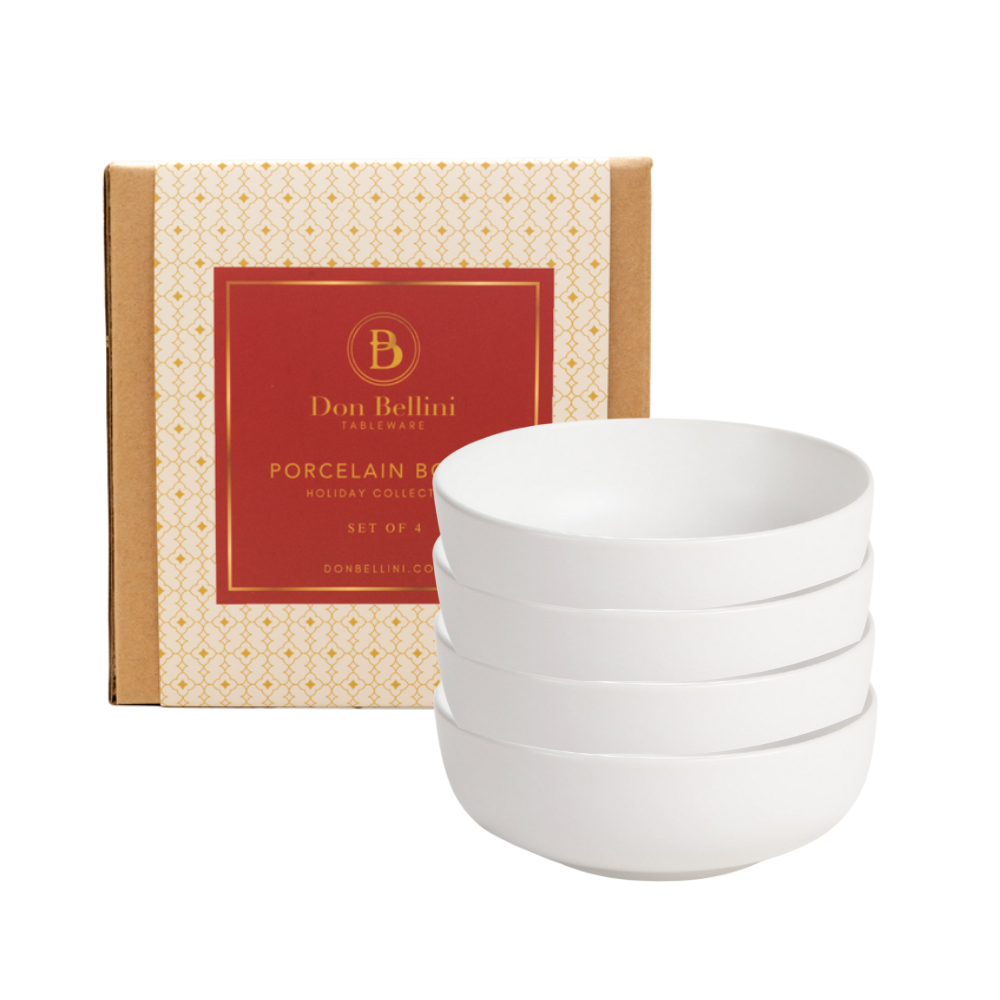 De Terra Small Bowl Set - 4-Piece Set (Pearl)