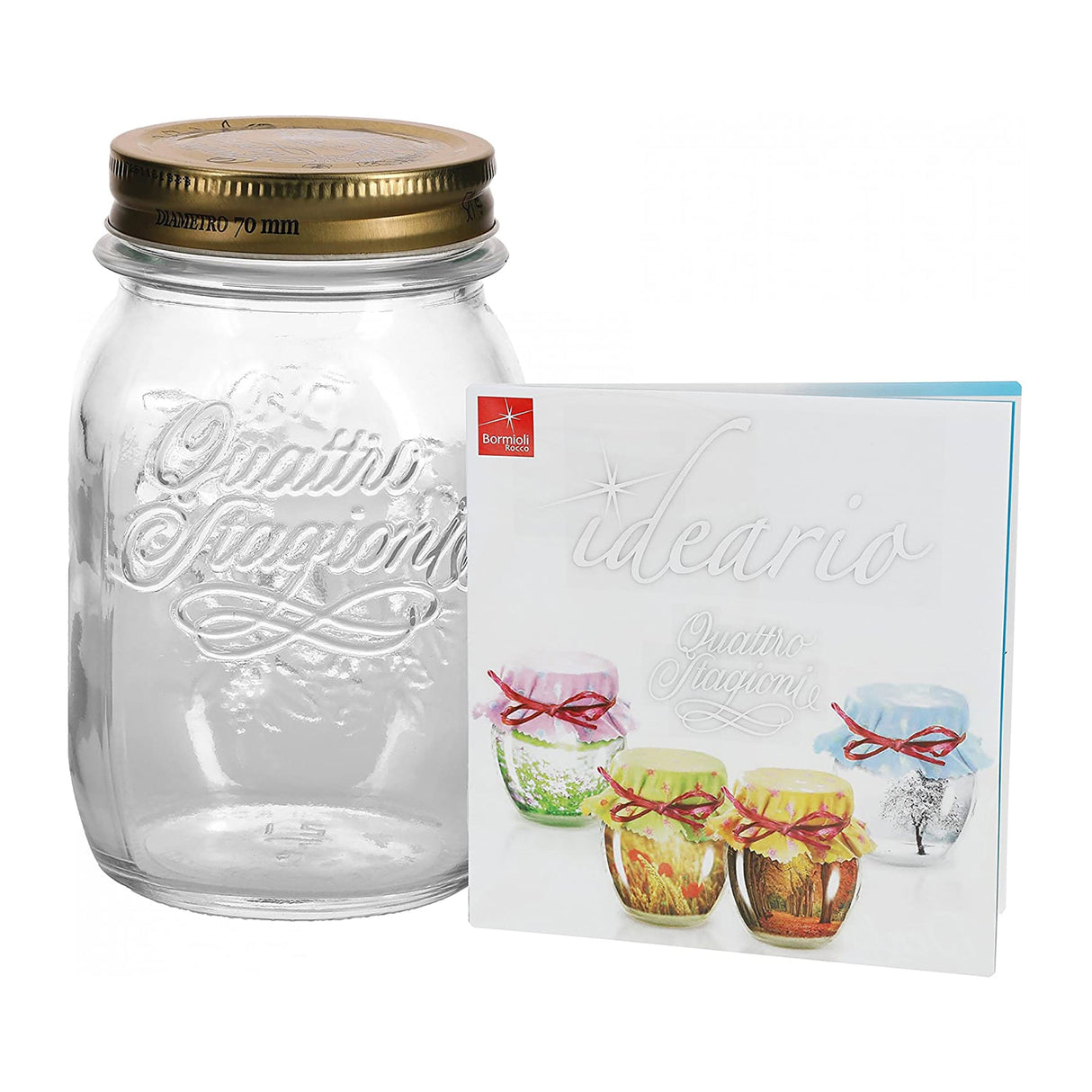 Quattro Stagioni Glass Jar 0.5L (Set of 2)