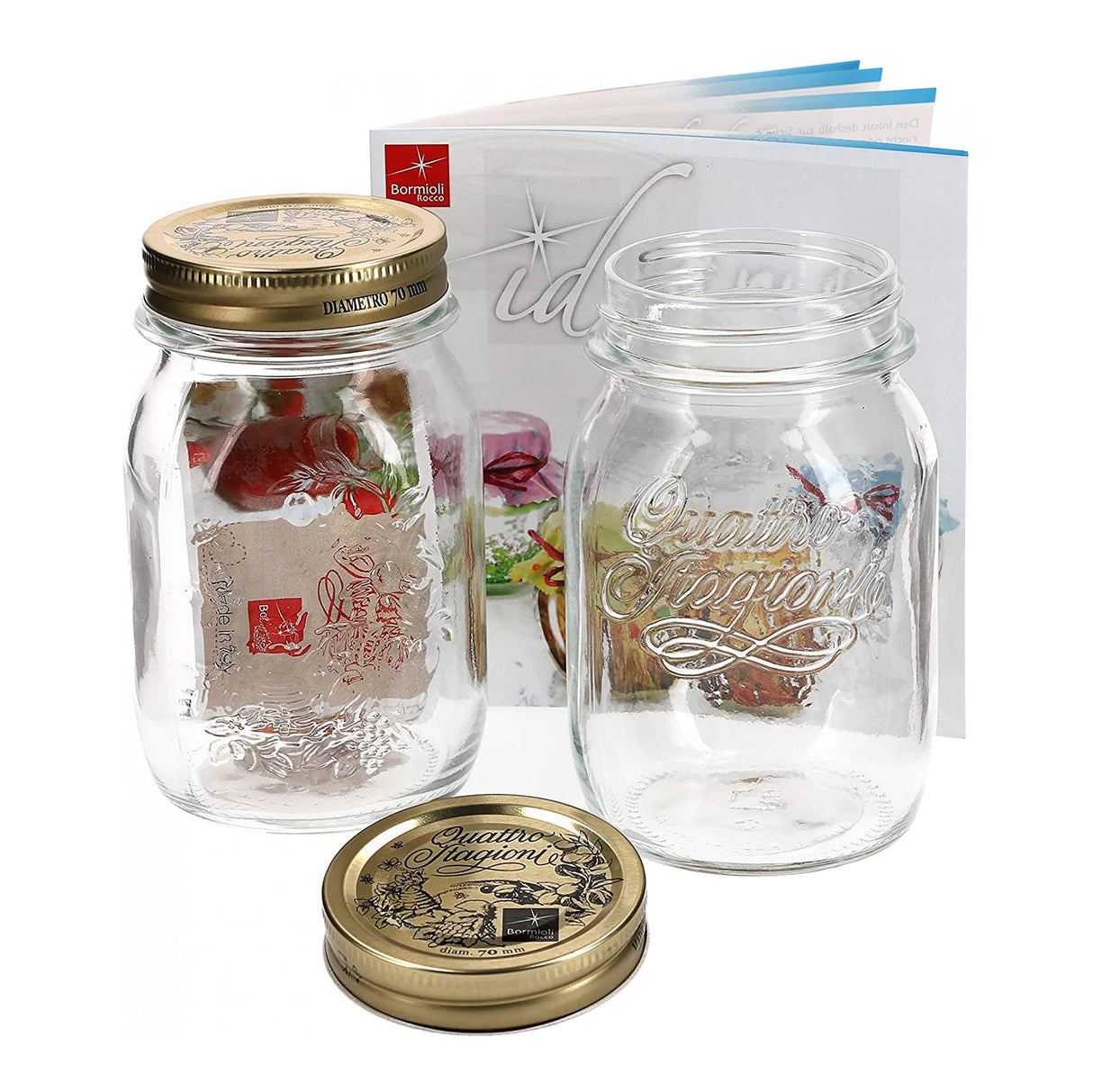 Quattro Stagioni Glass Jar 0.5L (Set of 2)