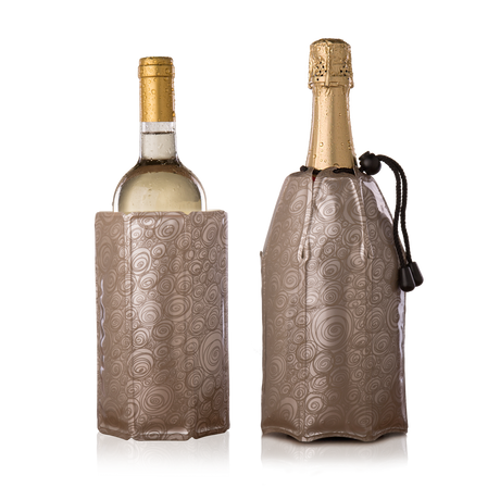 Rapid Ice Wine and Champagne Cooler Set - Platinum