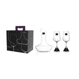 Temptation Decanter 750ml + Hong Kong Hip Bordeaux Glasses 770ml (3-Piece Set)