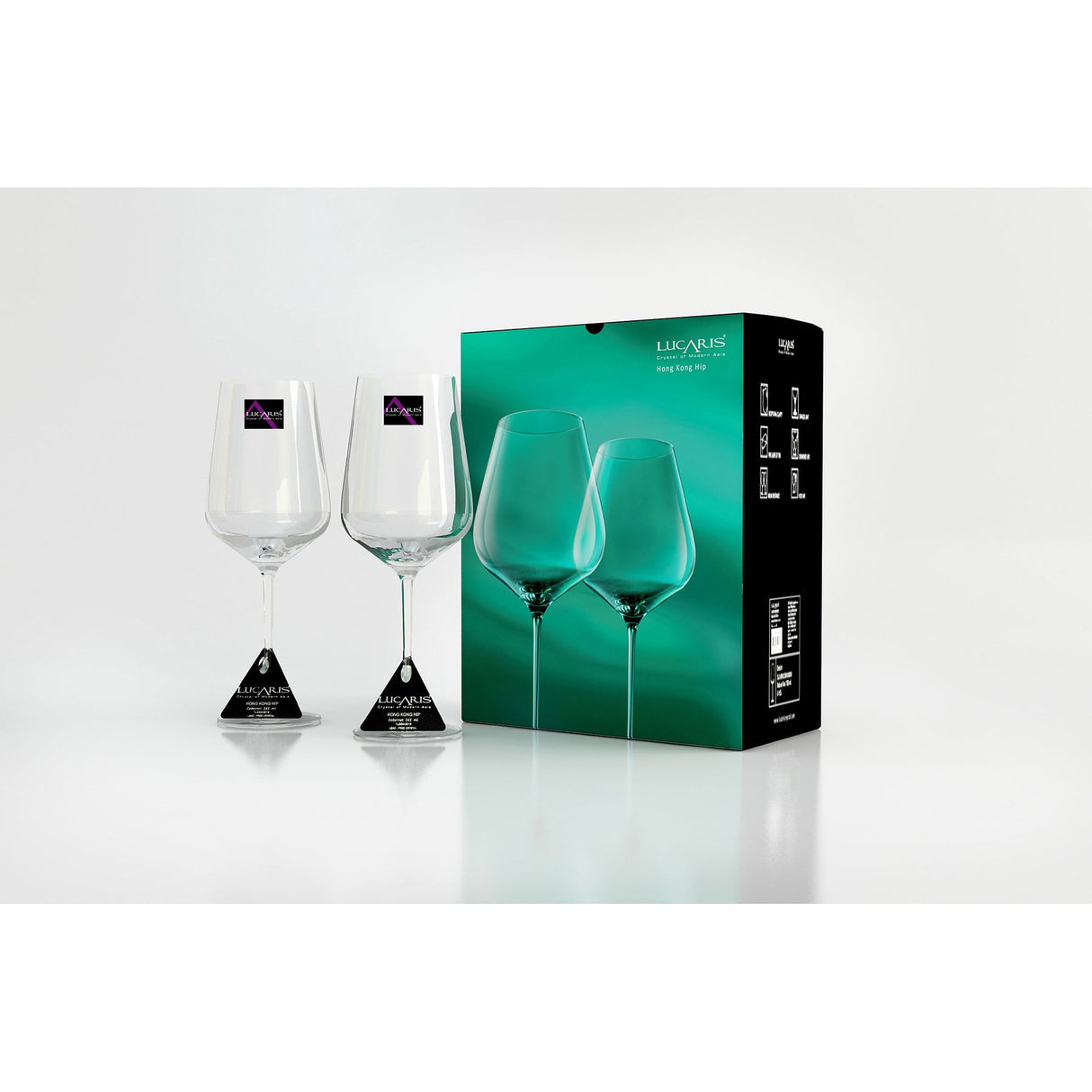 Hong Kong Hip Chardonnay Glass 425ml (Set of 2)